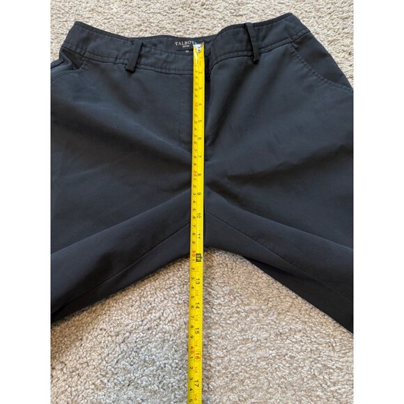 Talbots Heritage Womens Black Pants 6P Petite Straight Leg Office - Picture 4 of 7